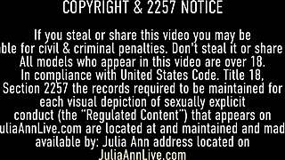 Pemandangan#1 untuk video: Wet pussy of Julia Ann and Vicky Vette gets licked...